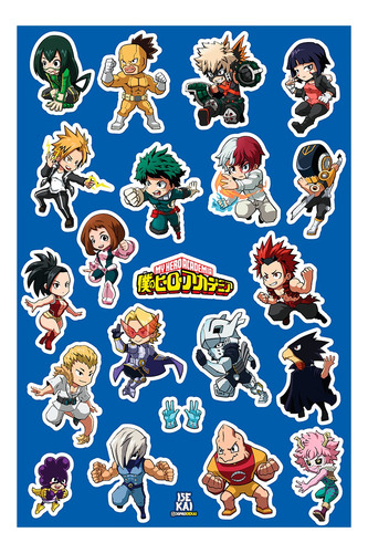 Set De Stickers Boku No Hero