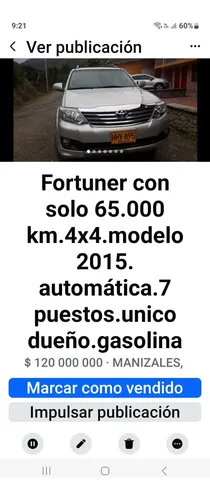 Toyota Fortuner 2.7l 4x4