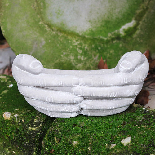 Moderna Maceta De Cemento Para 20,5 Cm X 12 Cm X 10,5 Cm
