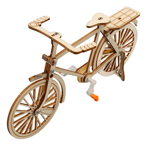 Kits De Modelos De Mini Bicicleta, Rompecabezas De Madera,
