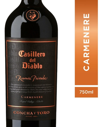 Vino Tinto Casillero Del Diab Carmenere 750ml