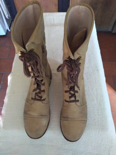 Botas 1/2 Caña,. Color Beige. N 38