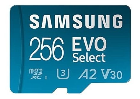 Samsung Evo Select Plus Micro Sd Memory Card + Adapter, 256