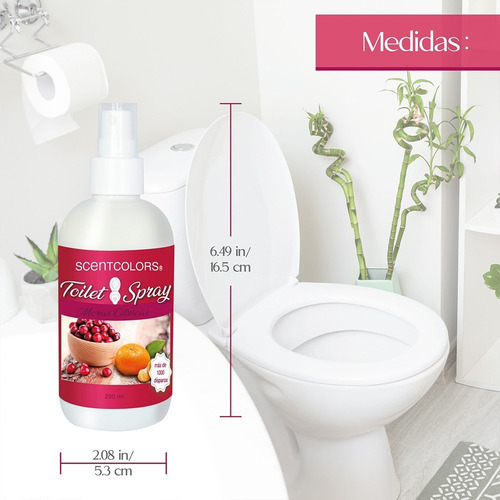 Scent Colors - Spray Para Antes De Ir Al Baño - 250 Ml