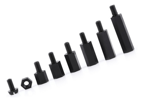 250pcs Nylon M2 Hex Column Surtido Kit Macho Separador