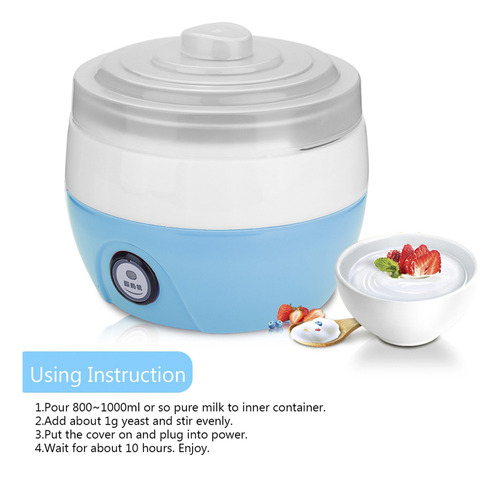 Máquina Automática De Iogurte Elétrica Doméstica Com 1 Litro