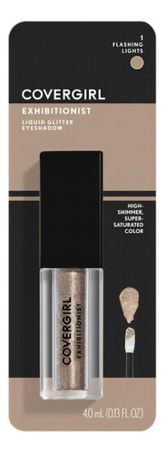 Covergirl Exhibitionist Liquid Glitter Eyeshadow Sombra Ojos Color De La Sombra 1 Flashing Lights