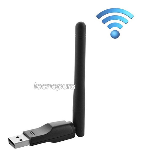 Adaptador Usb Wifi 150mbps Con Antena Tarjeta Red Windows 10