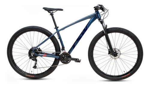 Mountain bike TSW Bike Plus Hunch plus 27V 2021/2022 2021 aro 29 17" freios de disco hidráulico câmbios shimano m2000 y Shimano Alivio RD-M3100 cor azul/preto