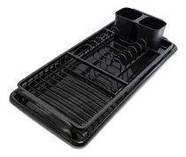 Comprar Secaplatos De Aluminio Compact Home Concept 23 Cm X 48 Cm Color Negro
