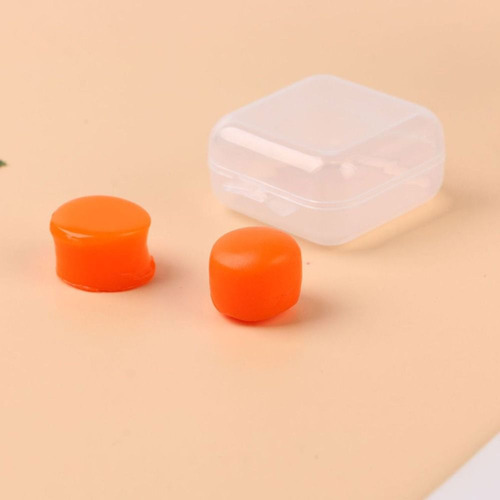 2 Tapones Para Los Oídos, Orejeras De Silicona Blanda Con Ai