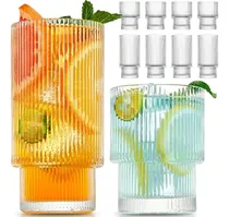 Comprar Paquete De 8 Vasos Para Beber, 4 Vasos Altos (11