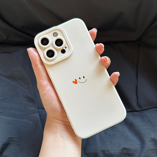 Zya Capa Smile Funda Para iPhone 12 13 14 15 16 Pro Max