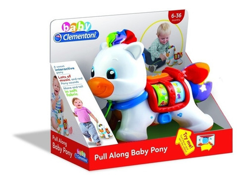 Pony De Arrastre Baby Clementoni Musica Interactivo Juguete