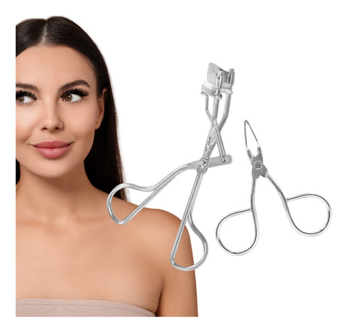 Kit De Belleza Curtis Enchinador Pestañas + Pinza Para Ceja