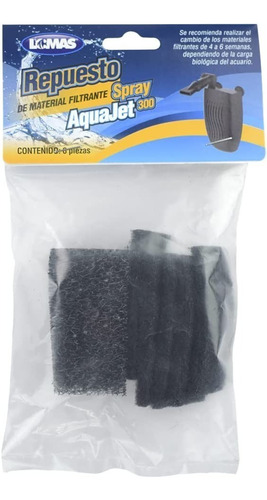 Imagen 2 de 6 de 6 Repuesto Para Filtro Spray Aquajet 300 Material Filtrante