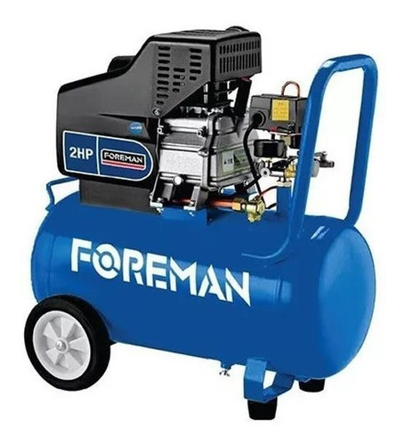 Compresor 50lt 2.0hp Con Ruedas Foreman 2 Años Garantía - Sa