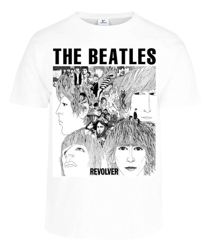 Playera The Beatles Revolver Album 1966 Vintage