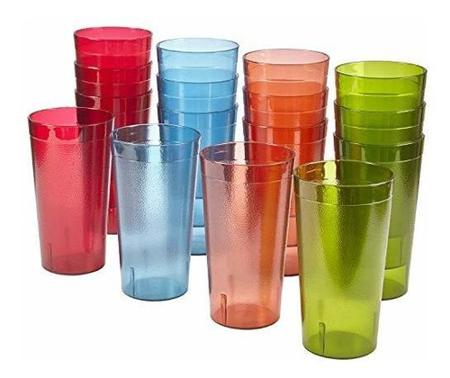 Set Vasos Reutilizables Plástico Us Acrylic 20oz (16u)