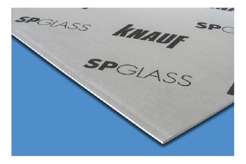 Imagen 1 de 8 de Placa Fibroyeso De 12,5mm Sp Glass Knauf - Simil Superboard