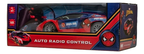 Spiderman Auto Radio Control Color Azul/Rojo