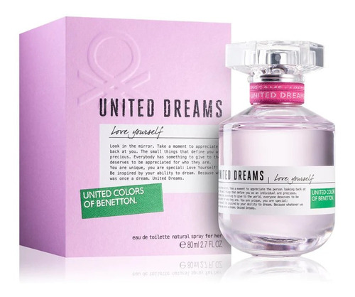 Perfume United Dreams Love Yourself De Mujer Edt 80ml