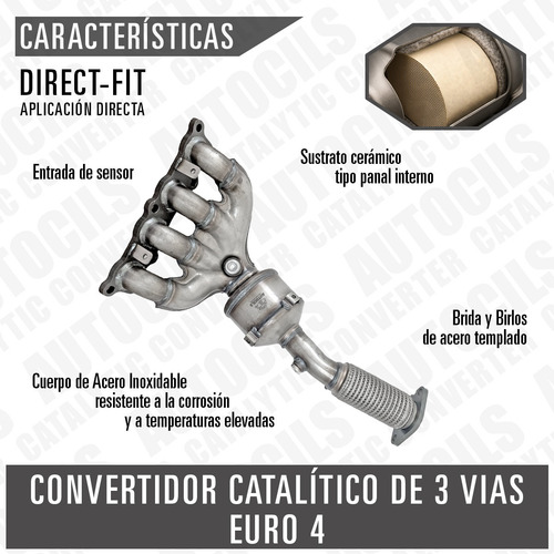 Catalizador Ford Figo 2016 2017 2018 2019 L4 1.5l Euro4