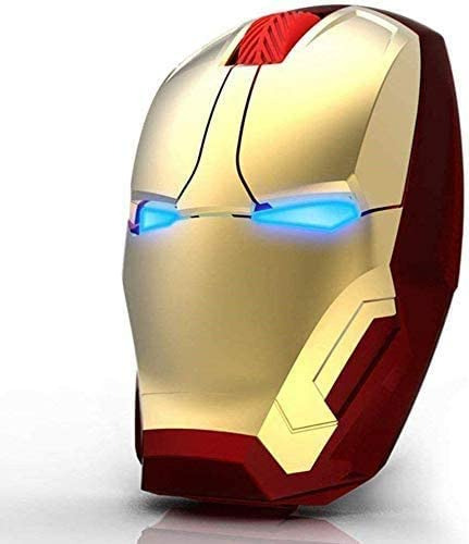 Mouse Inalambrico Iron Man/dorado