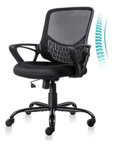 Silla Ergonmica De Oficina Con Respaldo De Malla, Silla De E