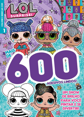 Livro Lol Surprise Colorir E Brincar Com 01