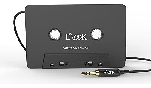 Adaptador Cassette Coche Elook Aux, 3.5mm Cable Audio