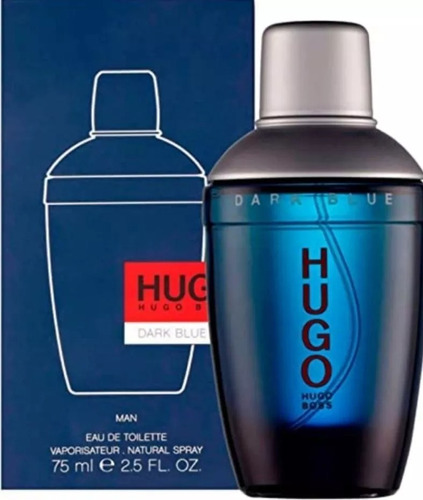 Hugo Dark Blue Eau De Toilette 75ml, Original Importado