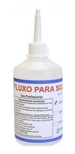 Fluxo Liquido No Clean 250ml + Pasta De Solda Soldatec + Nf