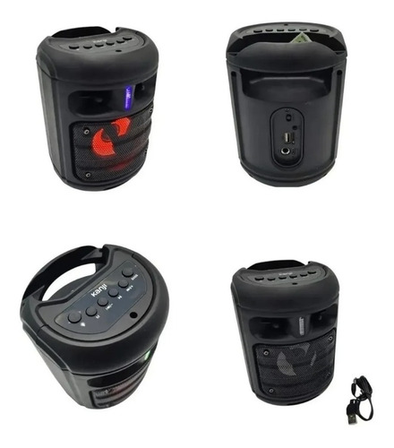 Imagen 3 de 8 de Parlante Kanji Freedom Bluetooth Usb Kj-freedom