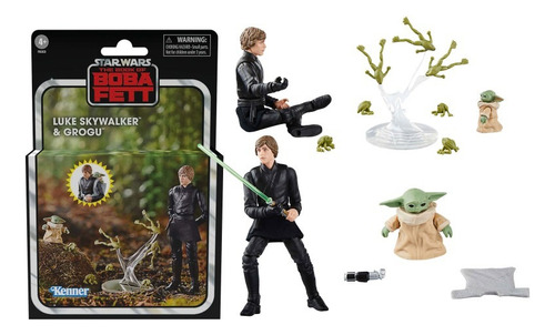 Star Wars Vintage Collection Luke Skywalker E Grogu 10 Cm