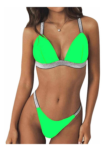 Bikini Verde Neon Talle M Nuevo