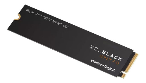Ssd Western Digital Sn770 Nvme, 500gb, Pci Express 4.0, M.2 Color Negro