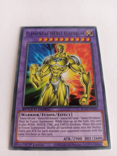 Elemental Hero Electrum - Common    Sgx2