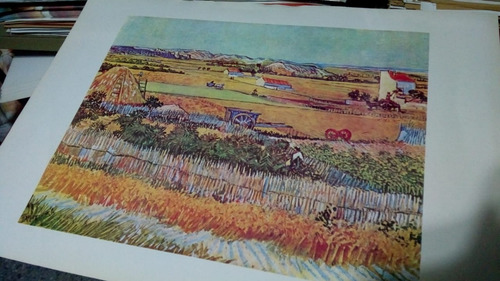Lámina Para Enmarcar, La Cosecha, Van Gogh (2a-b-c)