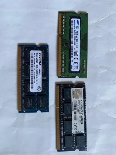 Ram Ddr3 16gb 3 Módulos Varias Marcas (Usado)