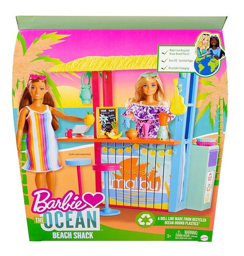 Barbie Loves The Ocean - Quiosque De Praia - Mattel