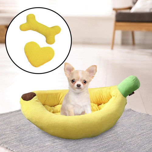 Cama Para Perros Con Cojín Para Cachorros En Forma De M
