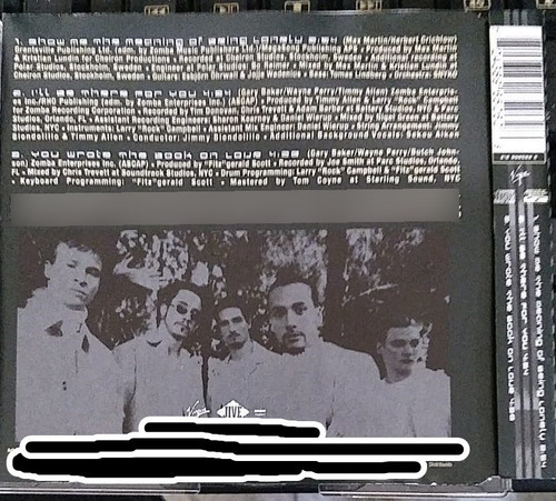 Cd Single Backstreet Boys Show Me The Meaning Of Being Lonel (Usado)