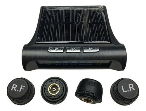 Sensor Calibragem Pneus Tpms Universal Sem Fio Energia Solar