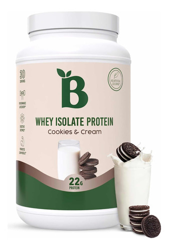 Bloom Whey Isolate Proteina Cookies And Cream 22 Gramos