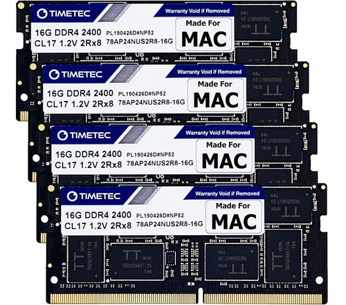 Kit Timetec De 64 Gb (4 X 16 Gb) Compatible Con Apple iMac 2