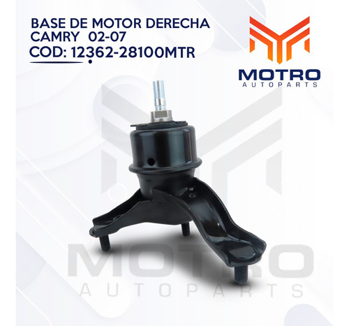 Base Motor Derecha Camry 02-07