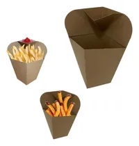 Comprar Cono Para Papas Fritas O Churros Con Dipper X 100 Unidadades