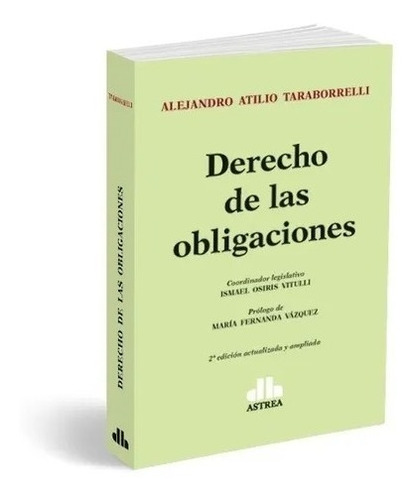 Libro Derecho De Las Obligaciones De Alejandro A. Taraborrel