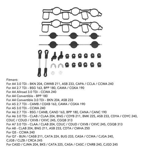 711712 Kit De Reparación Del Colector De Admisión 059129711